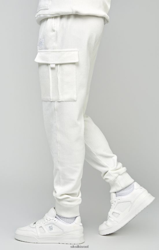 SikSilk לבוש 008V2F530 ecru קורדרוי מטען גברים
