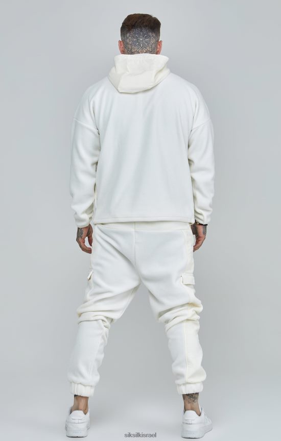 SikSilk לבוש 008V2F531 ecru polar flee רץ רגוע גברים