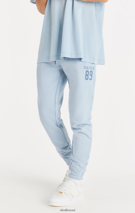 SikSilk לבוש 008V2F536 ג'וגר כחול עם שרוול רגוע גברים
