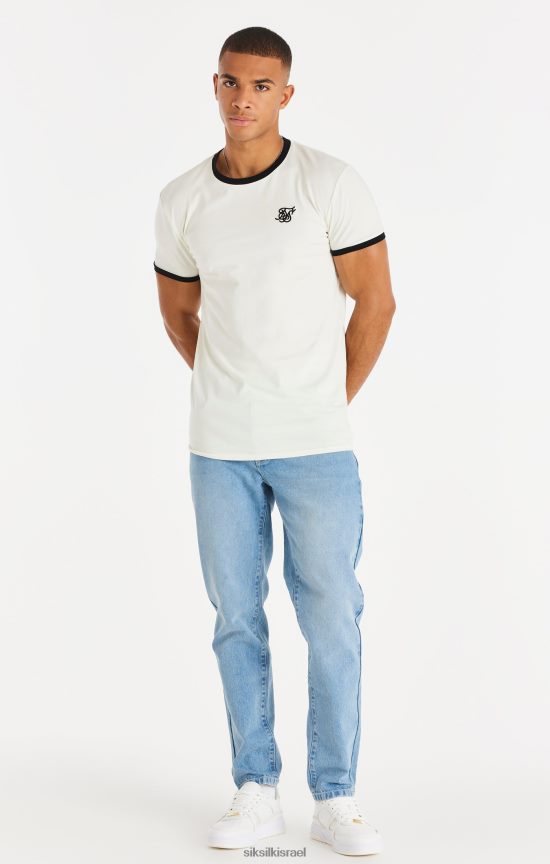 SikSilk לבוש 008V2F548 ג'ינס בגזרה ישרה כחולה גברים