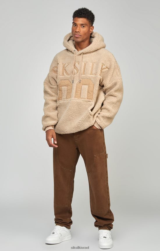 SikSilk לבוש 008V2F549 ג'ינס נגר בהתאמה חום ישר גברים