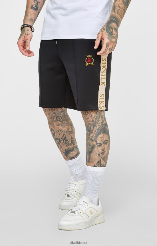 SikSilk לבוש 008V2F577 סמל שחור קצר גברים