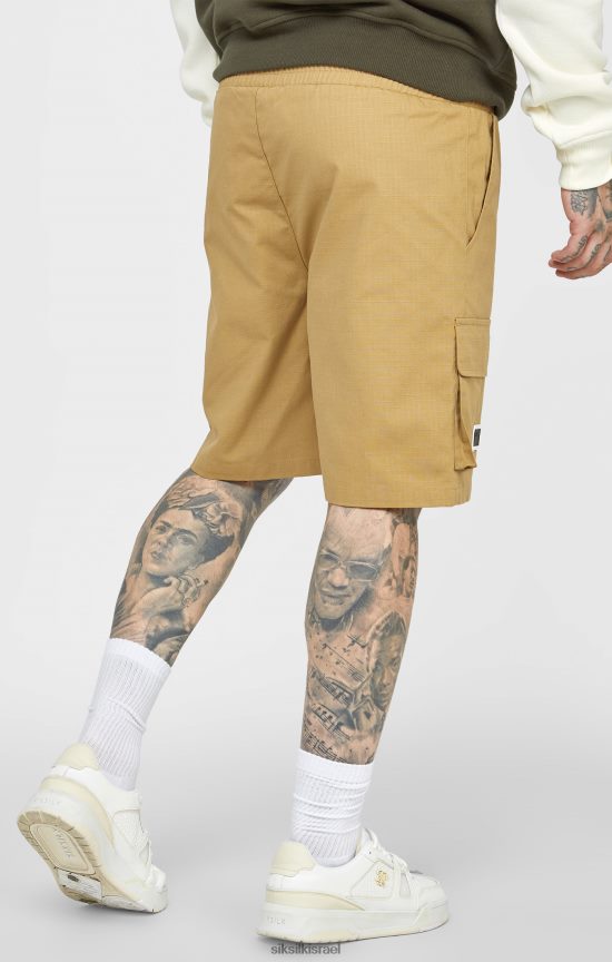 SikSilk לבוש 008V2F585 tan ripstop cargo short גברים