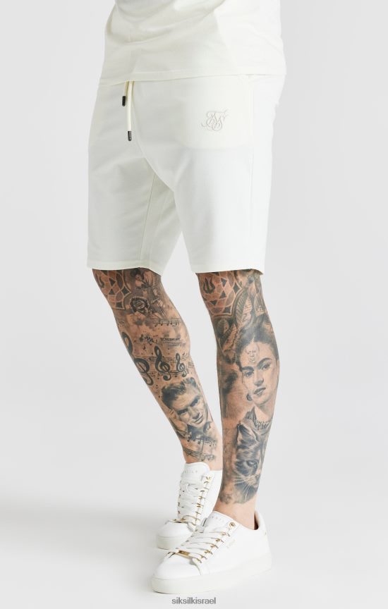SikSilk לבוש 008V2F606 ecru טק טייפ קצר גברים
