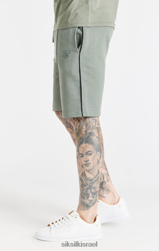 SikSilk לבוש 008V2F612 קצר חאקי חכם גברים