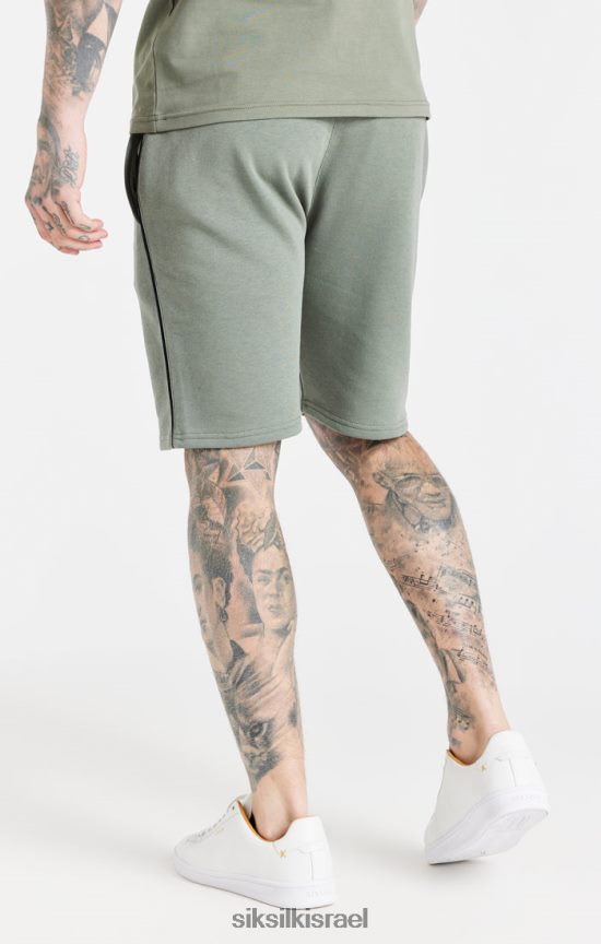SikSilk לבוש 008V2F612 קצר חאקי חכם גברים