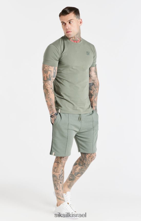 SikSilk לבוש 008V2F612 קצר חאקי חכם גברים