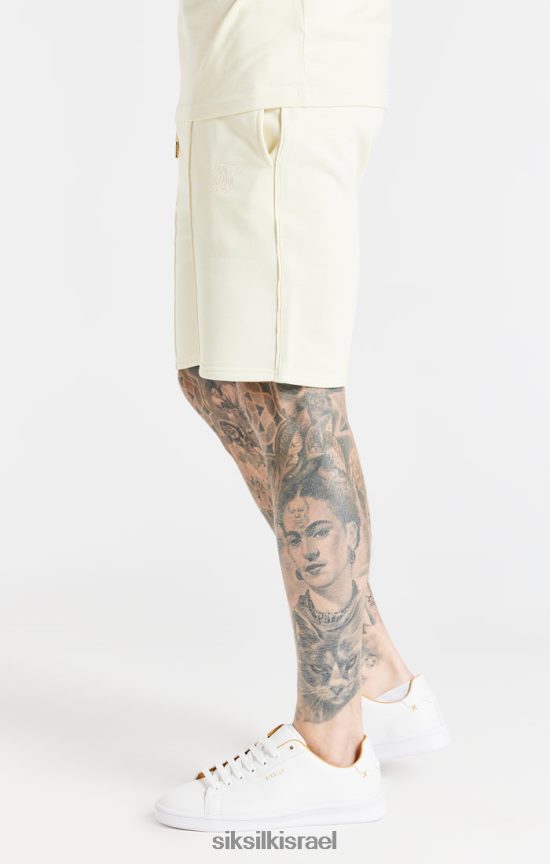 SikSilk לבוש 008V2F613 ecru חכם קצר גברים