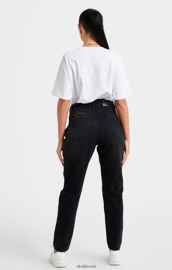 SikSilk לבוש 008V2F69 חולצת טריקו של חבר רקום לבן נשים