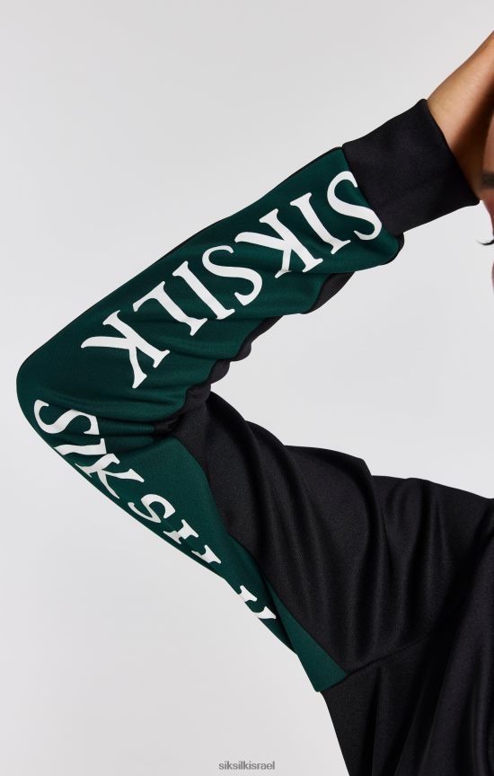 SikSilk לבוש 008V2F74 חלק עליון מסלול שחור נשים