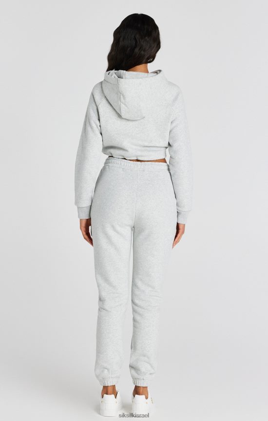 SikSilk לבוש 008V2F95 קפוצ'ון קפוצ'ון חתימת חוואר אפור נשים