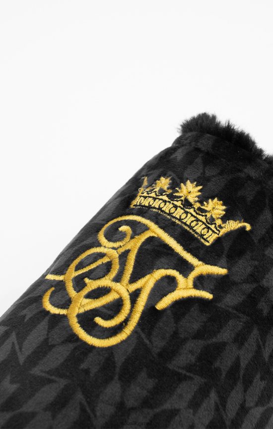 SikSilk x הַנעָלָה 008V2F23 נעלי בית שחורות של מסי גברים