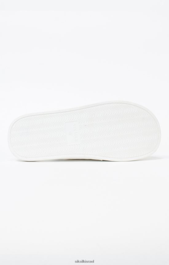 SikSilk x הַנעָלָה 008V2F8 נעלי בית לבנים של מסי גברים